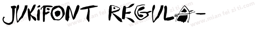 JukiFont Regula字体转换